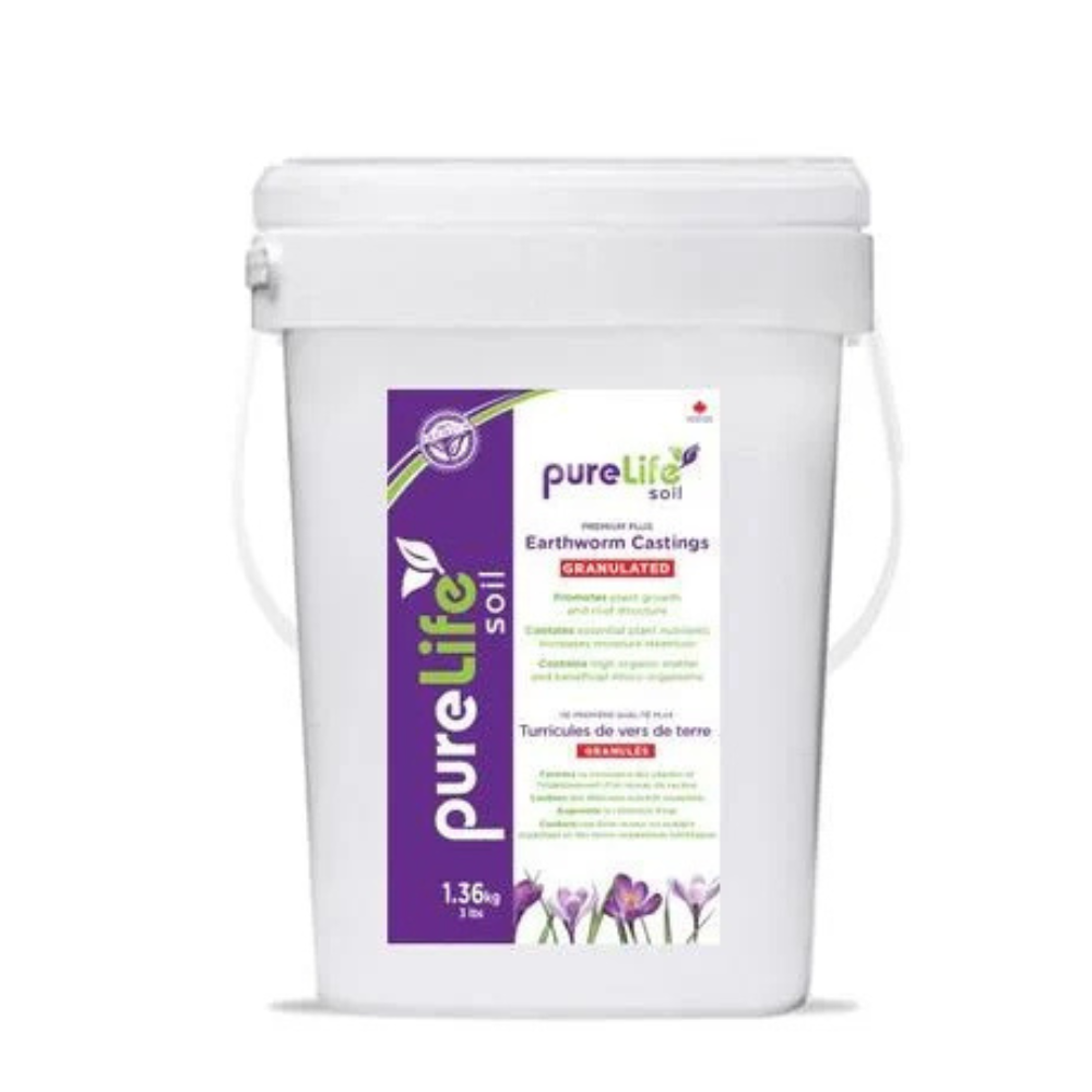 Granulated Worm Castings 1.36 kg Pail